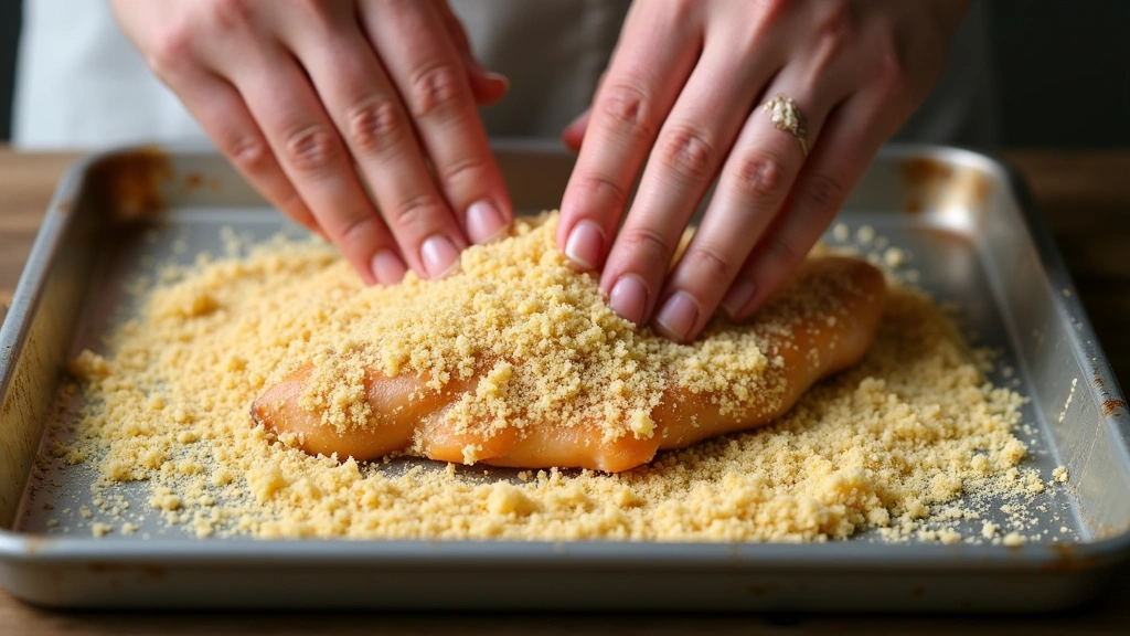 Air Fryer Recipes, Crispy & Healthy - Step 4: Coat the Chicken