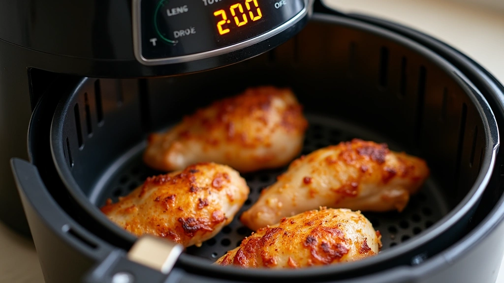 Air Fryer Recipes, Crispy & Healthy - Step 6: Cook the Chicken