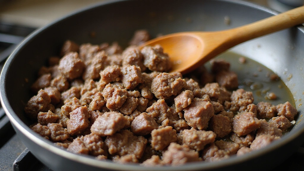 Amazing Ground Beef Pasta Recipes, Comforting & Quick - Step 4: Brown the Ground Beef