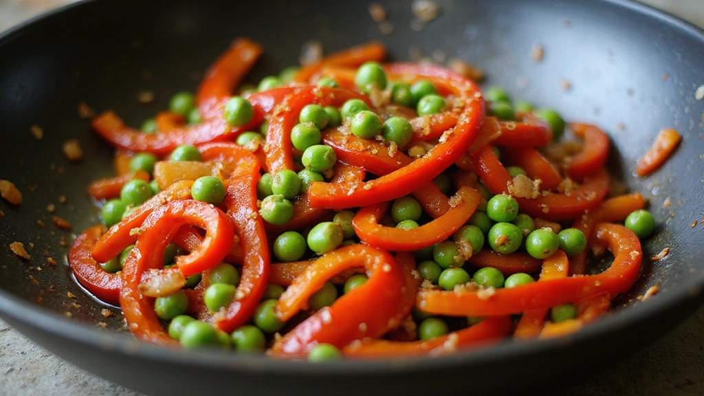 Amazing Shrimp & Rice Recipes, Quick & Protein-Packed - Step 4: Cook the Vegetables