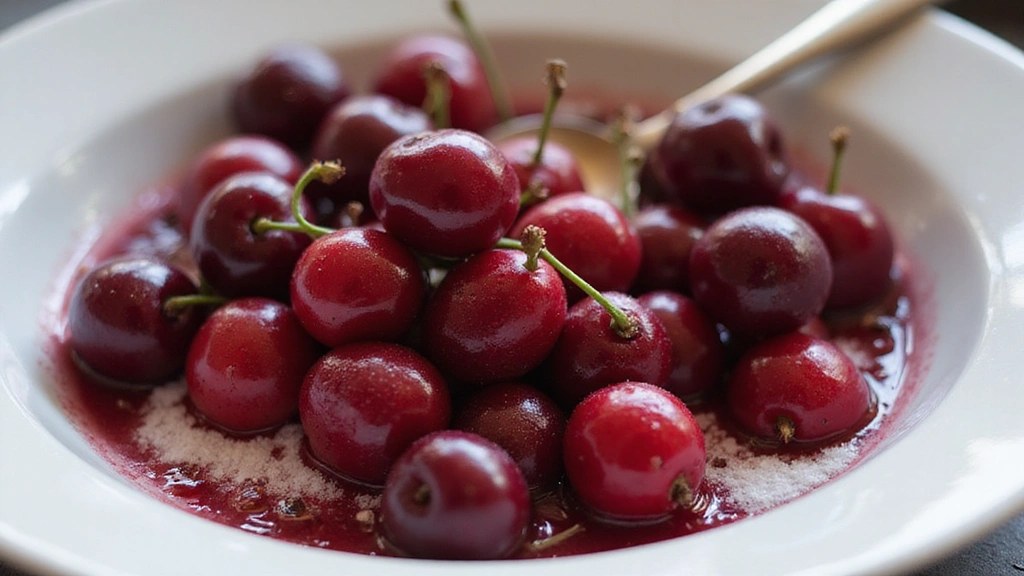 Cherry Pie Filling Recipes, Homemade & Delicious - Step 2: Macerate the Cherries
