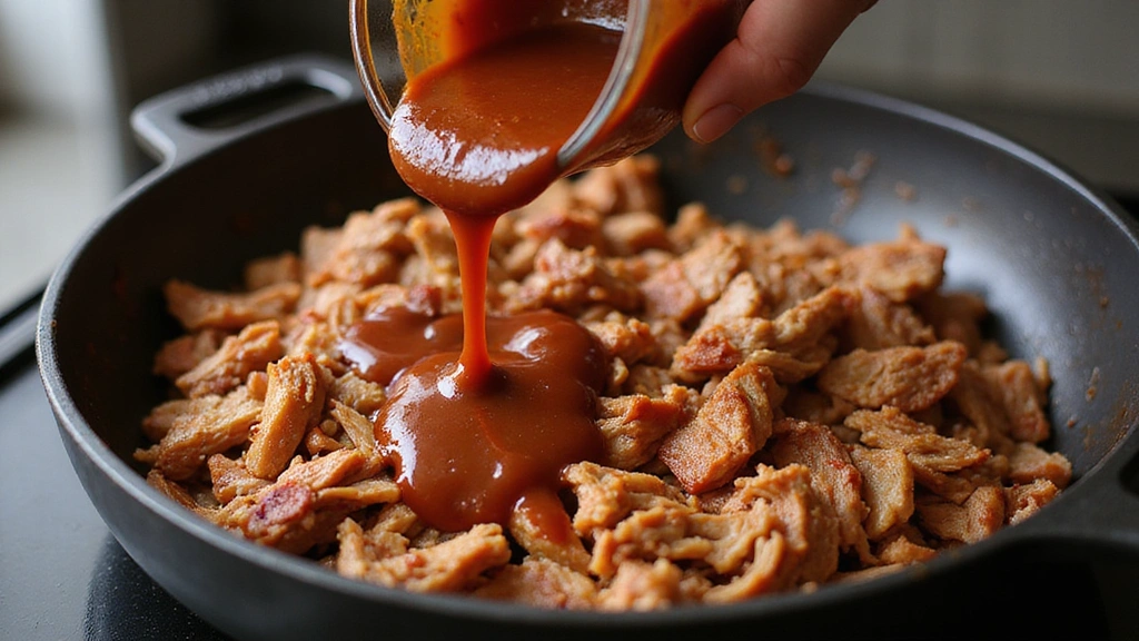 Creative Leftover Pulled Pork Recipes, Waste-Free & Tasty - Step 6: Add the Barbecue Sauce