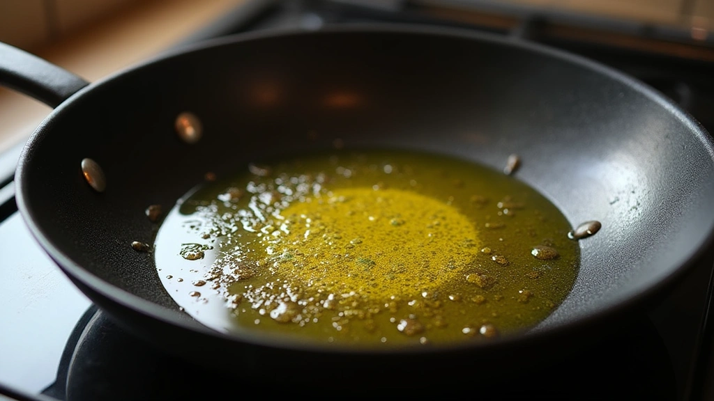 Delicious Bow Tie Pasta Recipes, Quick & Tasty - Step 4: Heat the Oil