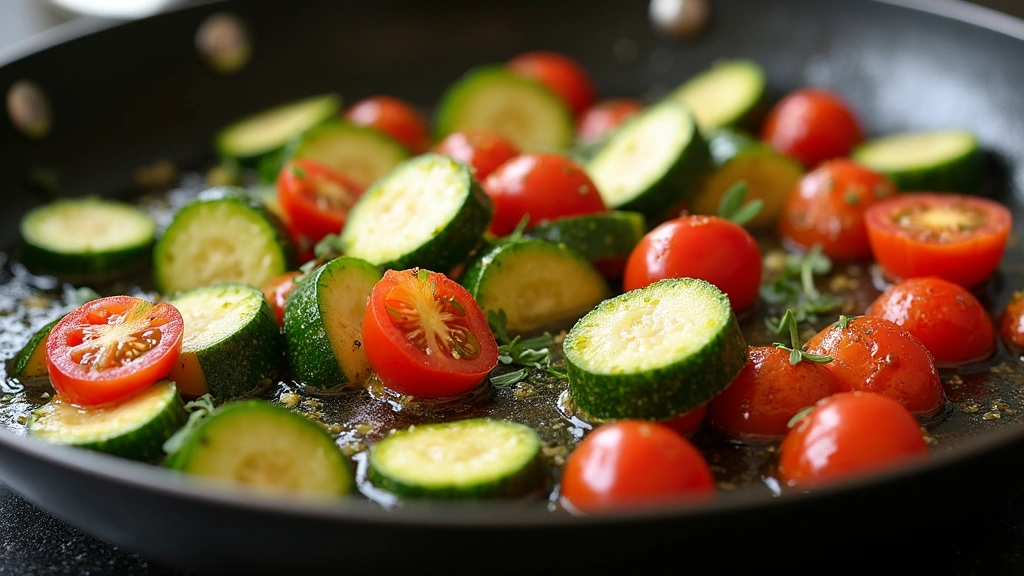 Delicious Bow Tie Pasta Recipes, Quick & Tasty - Step 6: Cook the Vegetables