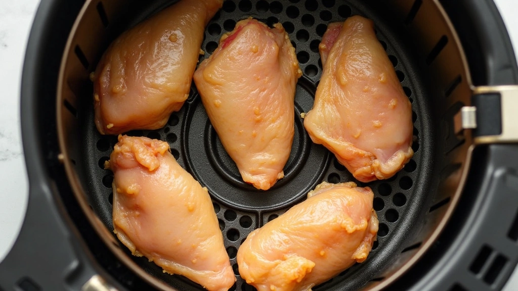 Easy Air Fryer Recipes, Beginner-Friendly & Quick - Step 4: Arrange Chicken in Air Fryer Basket