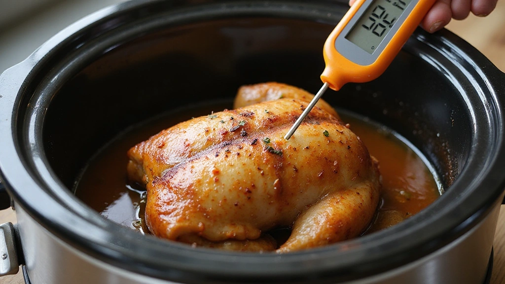 Easy Chicken Slow Cooker Recipes, Set & Forget - Step 7: Check for Doneness