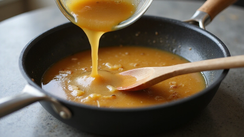 High Protein Crockpot Recipes, Muscle-Building & Easy - Step 3: Deglaze the Pan