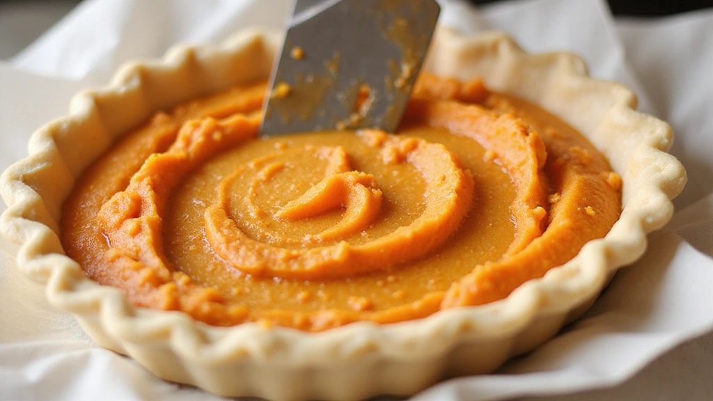Irresistible Sweet Potato Pie Recipes, Dessert & Delicious - Step 6: Fill the Pie Crust