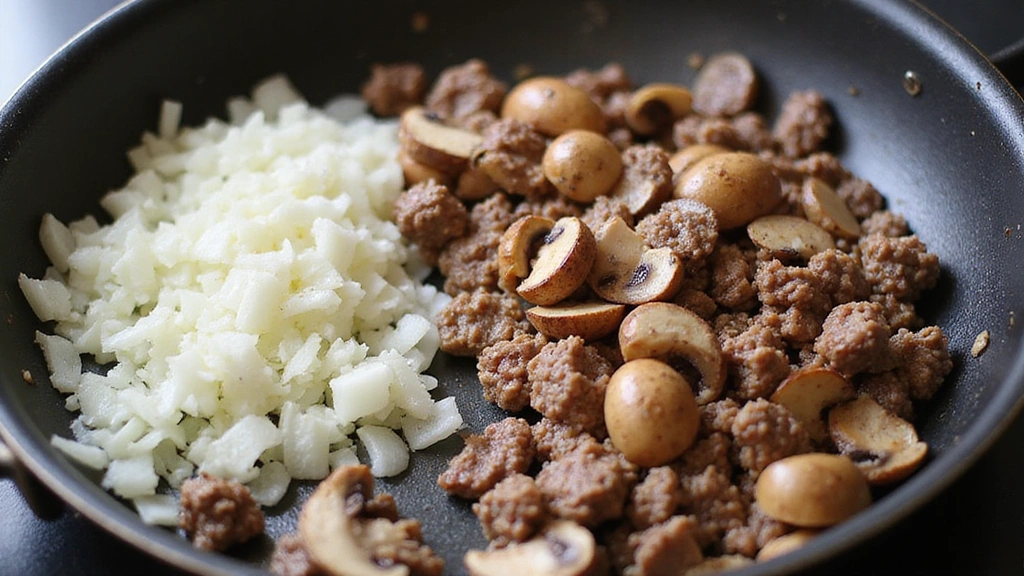 Keto Ground Beef Recipes, Low Carb & Delicious - Step 5: Add Vegetables