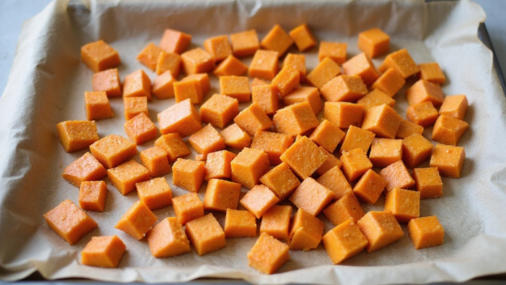 Sweet Potato Recipes, Versatile & Nutritious - Step 4: Arrange on Baking Sheet
