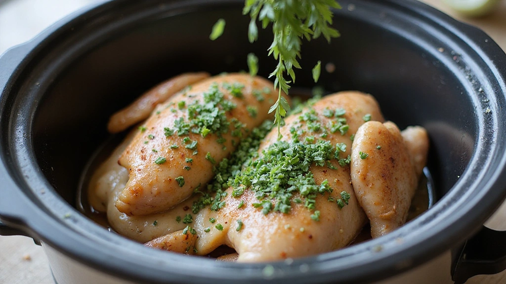 Tender Crockpot Chicken Breast Recipes, Set It & Forget It - Step 6: Sprinkle with Herbs
