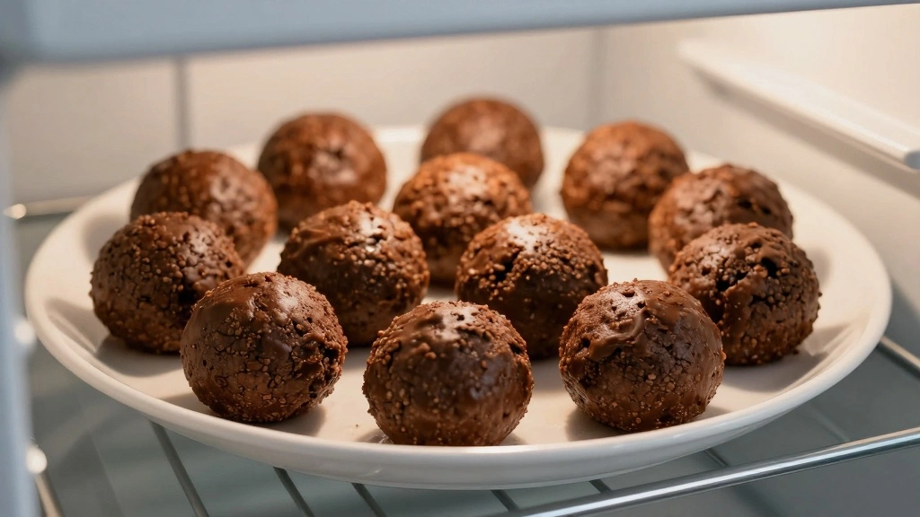 Brownie Protein Balls: No-Bake, Healthy Snack - Step 7: Chill the Balls 1