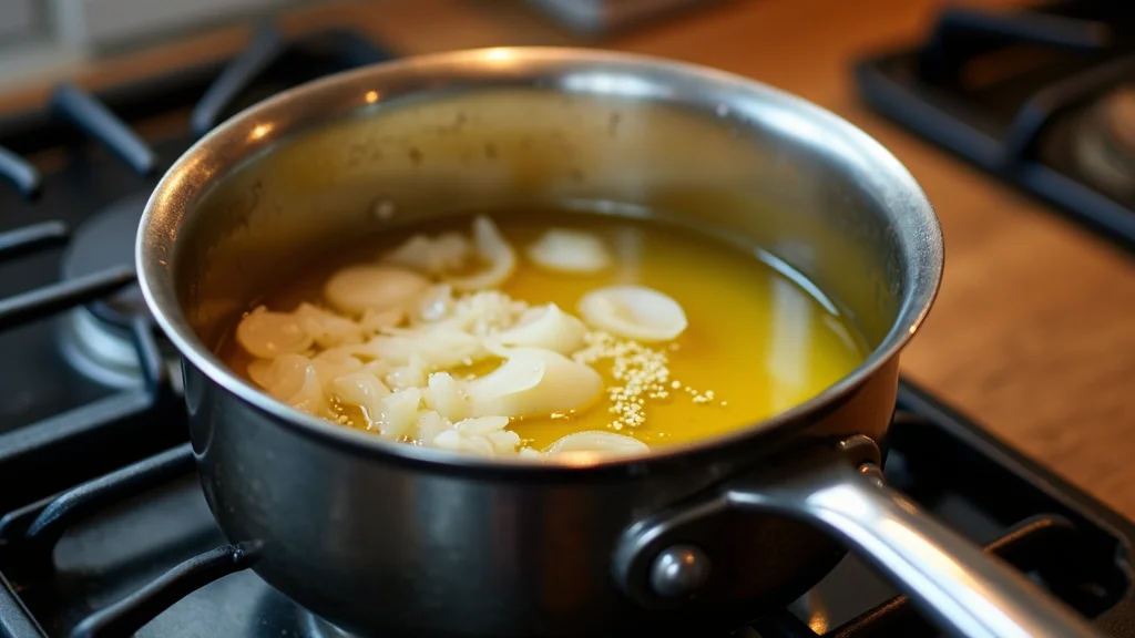 Classic Italian Risotto: Creamy and Comforting with Every Spoonful - Step 2: Heat the Oil