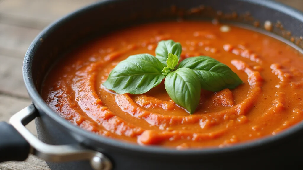 Creamy Tomato Basil Soup: A Comforting Classic in Minutes - Step 6: Add Cream and Basil