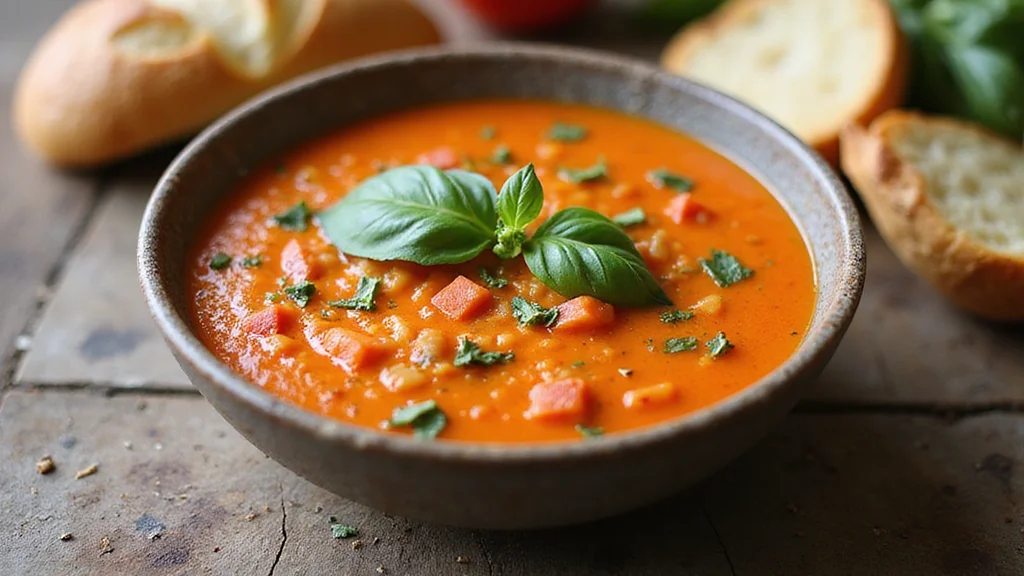 Creamy Tomato Basil Soup: A Comforting Classic in Minutes - Step 8: Serve the Soup