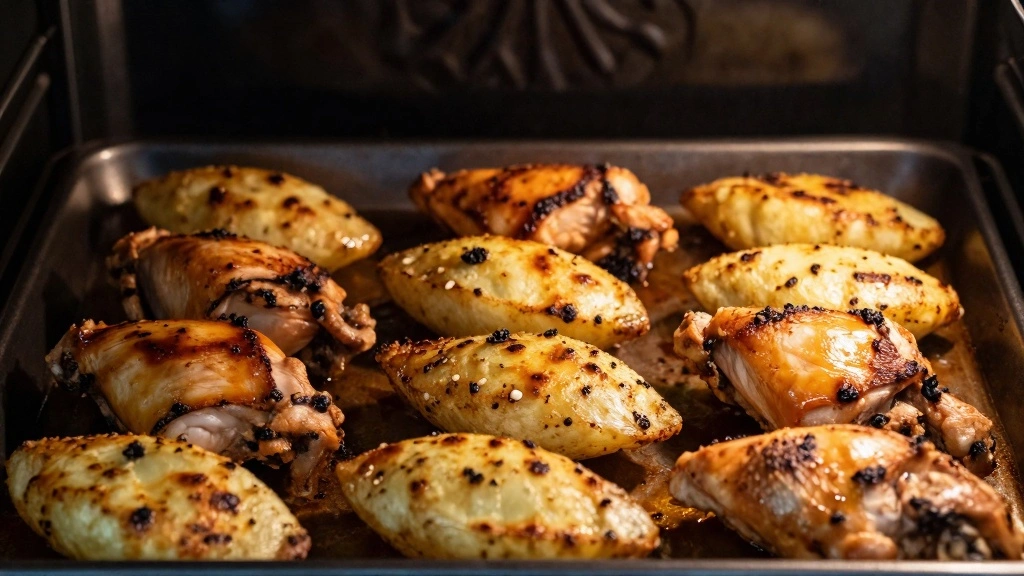 Garlic Parmesan Chicken and Potatoes: One-Pan Dinner - Step 4: Arrange on Baking Sheet 1