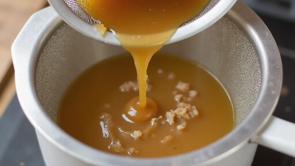 How to Make Homemade Ramen: A Delicious Bowl of Noodle Soup - Step 3: Strain the Broth