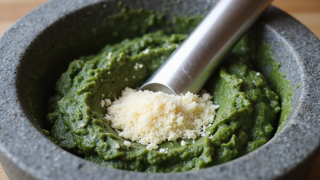 How to Make Perfect Homemade Pesto for Pasta and More - Step 6: Incorporate Parmesan Cheese