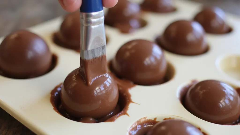 How to Make the Best Hot Chocolate Bombs for Winter Celebrations - Step 3: Coat Molds