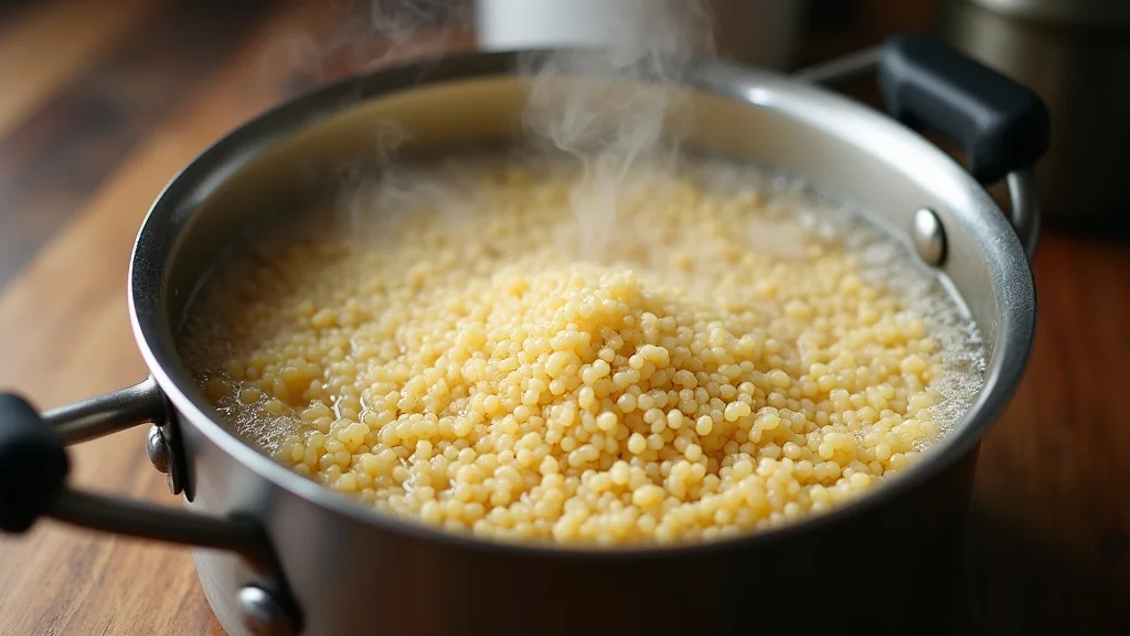 Mediterranean Couscous Salad: Healthy, Colorful, and Delicious - Step 2: Cook Couscous