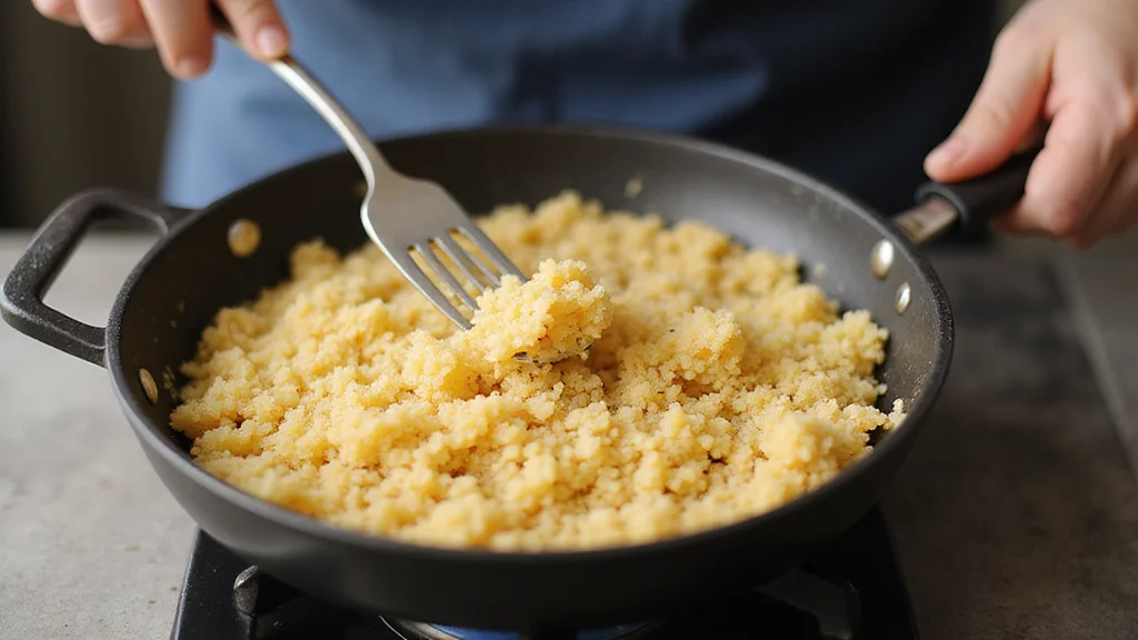 Mediterranean Couscous Salad: Healthy, Colorful, and Delicious - Step 3: Fluff Couscous