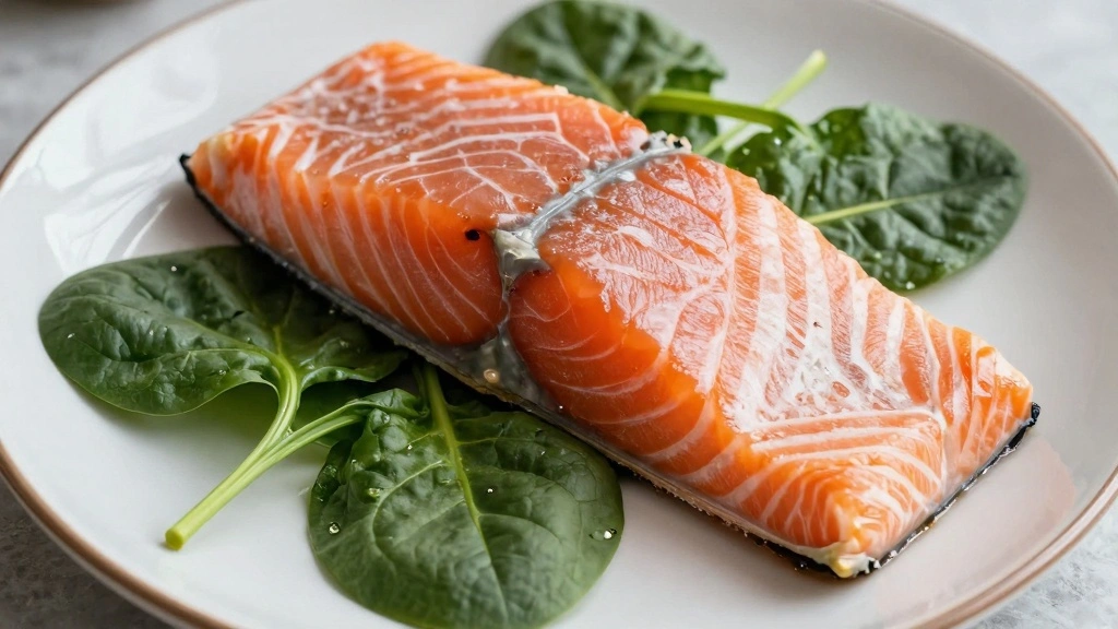 Salmon on Spinach Recipe: Healthy & Restaurant-Worthy - Step 7: Add the Salmon 1