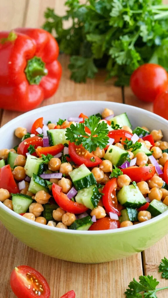 15 Dinner Recipes Healthy Enough for Clean Eating - 9. Mediterranean Chickpea Salad 1
