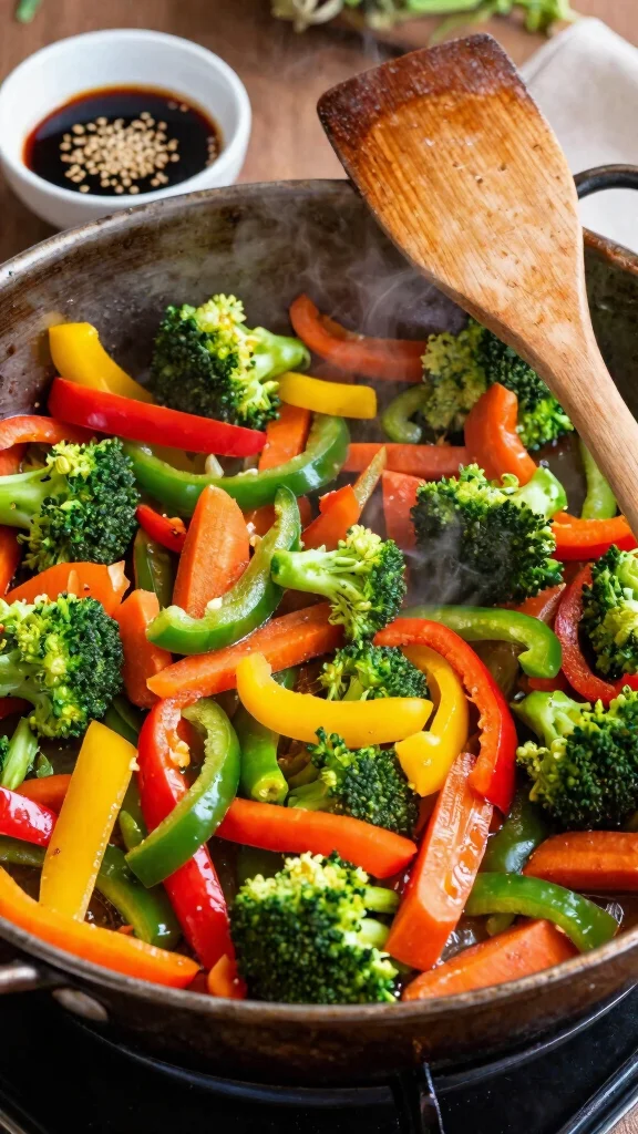 15 Easy Dinner Recipes Healthy Cheap & Budget-Friendly - 1. One-Pot Vegetable Stir-Fry 1