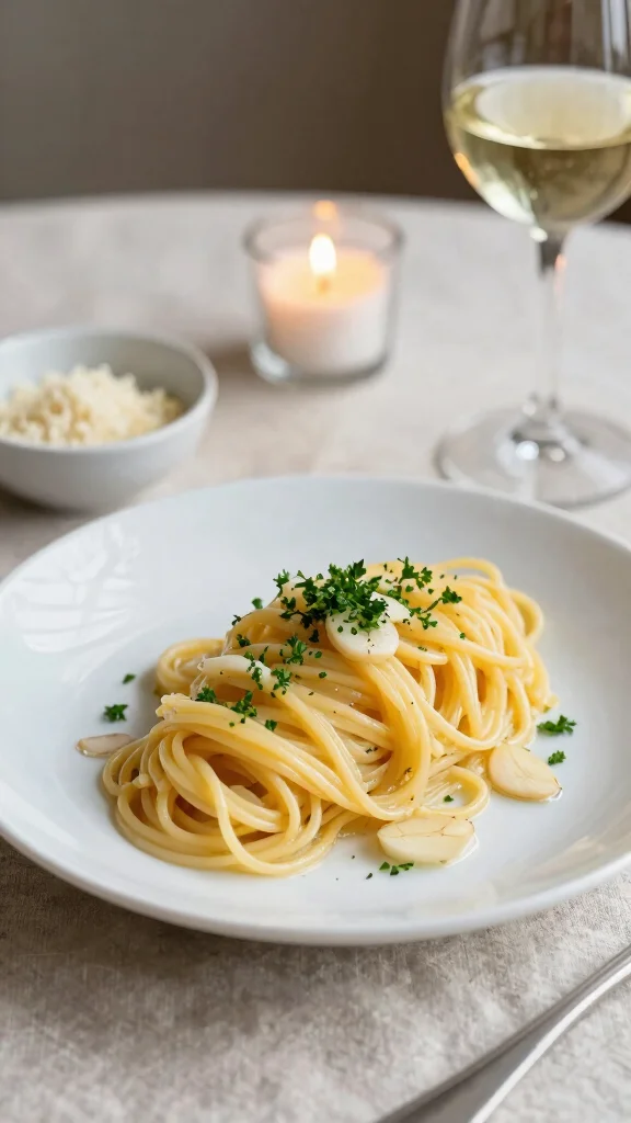 15 Easy Dinner Recipes Healthy Cheap & Budget-Friendly - 5. Spaghetti Aglio e Olio 1