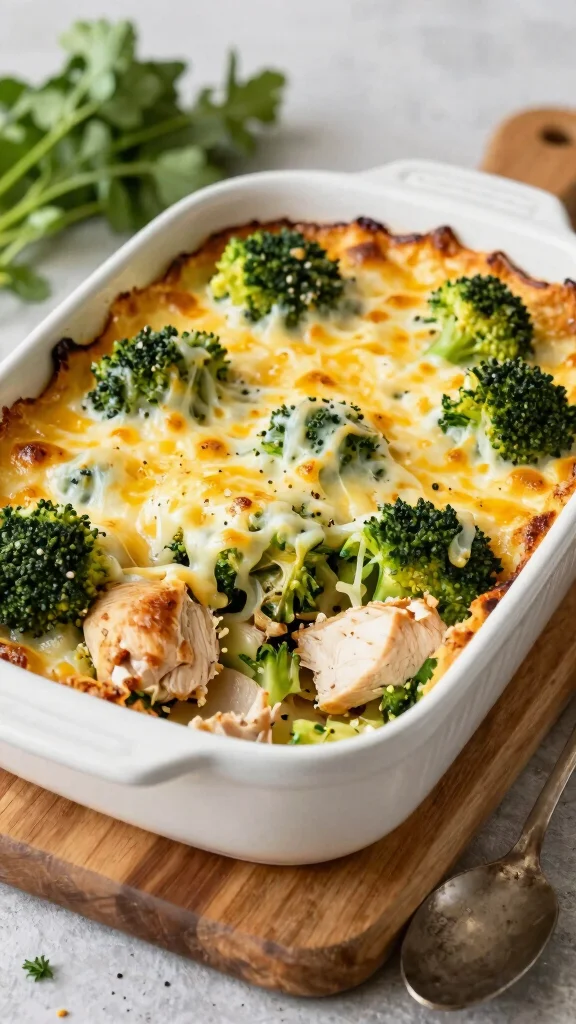 15 Easy Dinner Recipes Healthy Cheap & Budget-Friendly - 7. Chicken and Broccoli Rice Casserole 1