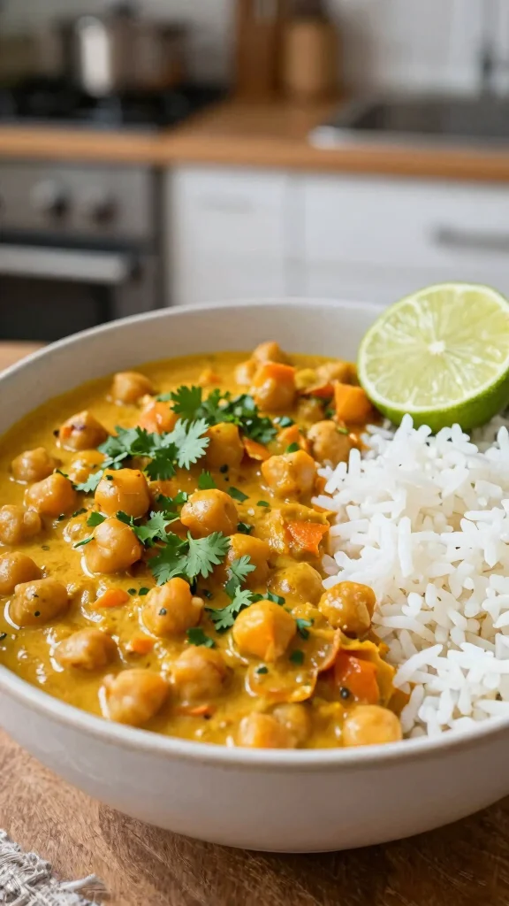 15 Healthy Dinner Recipes Easy Quick Simple - 10. Chickpea and Sweet Potato Curry 1