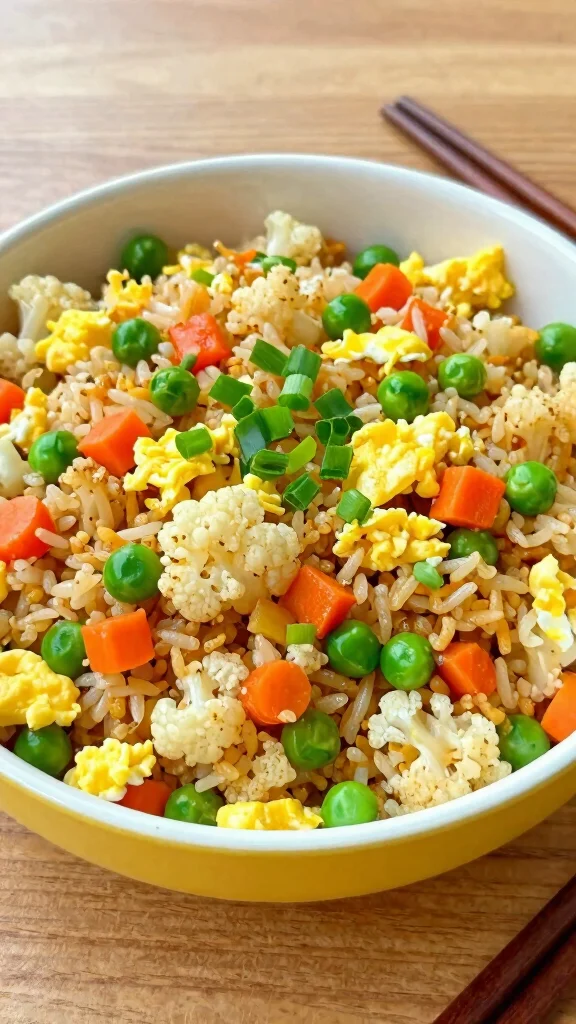 15 Healthy Dinner Recipes Easy Quick Simple - 6. Cauliflower Fried Rice 1