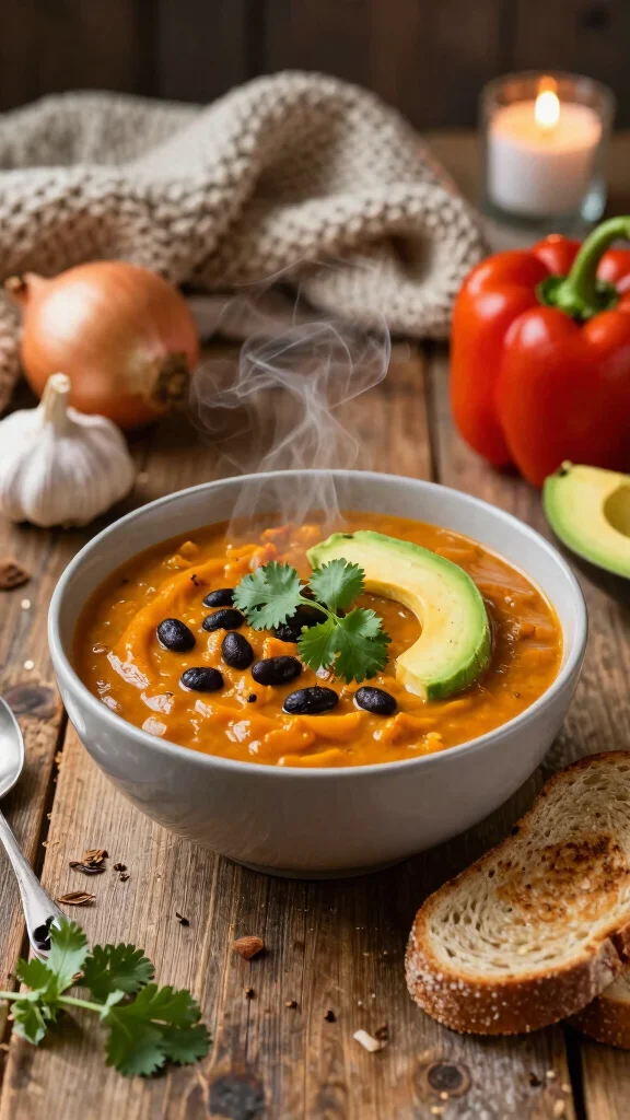 15 Healthy Fall Recipes Dinner Ideas for Cozy Nights - 1. Pumpkin and Black Bean Chili 1