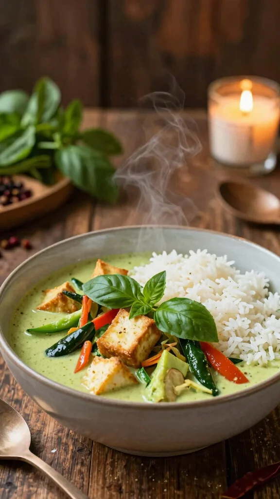 15 Healthy Fall Recipes Dinner Ideas for Cozy Nights - 13. Thai Green Curry with Tofu and Vegetables 1