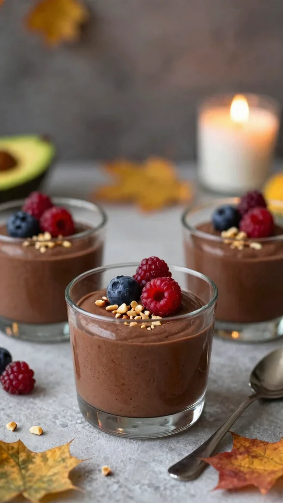 15 Healthy Fall Recipes Dinner Ideas for Cozy Nights - 15. Chocolate Avocado Mousse 1