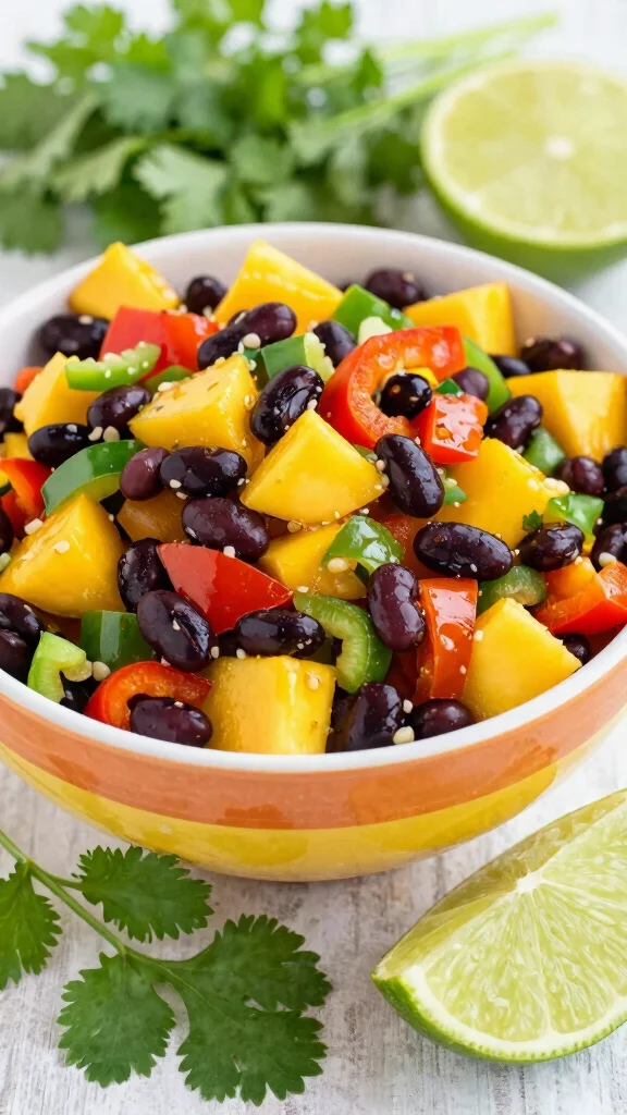 15 Healthy Fast Dinner Recipes When You're Short on Time - 12. Mango Black Bean Salsa 1