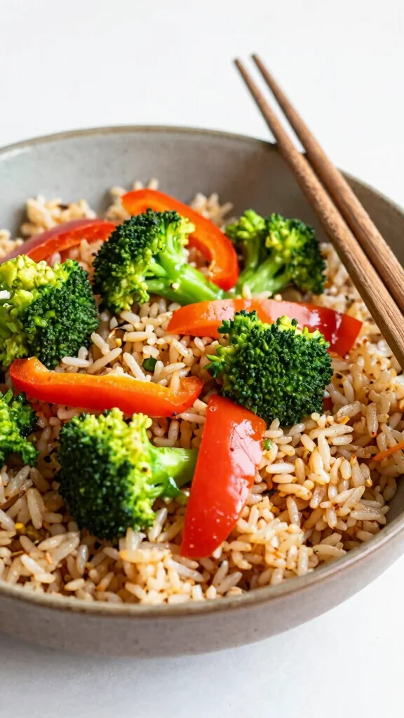 15 Healthy Food Lunch Ideas for Balanced Meals - 7. Vegetable Stir-Fry with Brown Rice 1