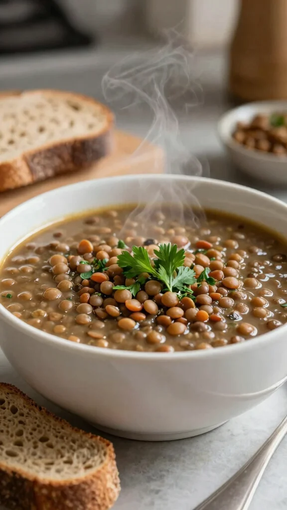 15 Healthy Food Lunch Ideas for Balanced Meals - 8. Lentil Soup 1