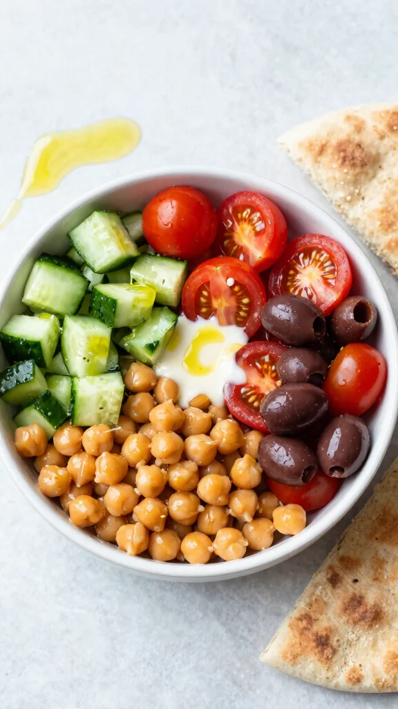 15 Healthy Light Dinner Recipes for Clean Eating - 10. Mediterranean Chickpea Bowl 1