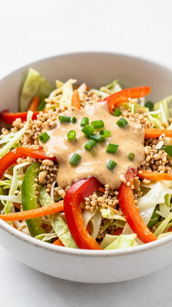 15 Healthy Lunch Aesthetic Ideas for Instagram-Worthy Meals - 13. Thai Peanut Quinoa Salad 1