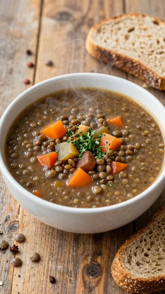 15 Healthy Lunch Ideas for Calorie Deficit & Weight Loss - 11. Lentil Soup 1