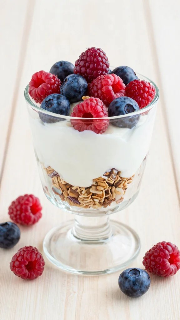 15 Healthy Lunch Ideas for Calorie Deficit & Weight Loss - 9. Greek Yogurt and Fruit Parfait 1