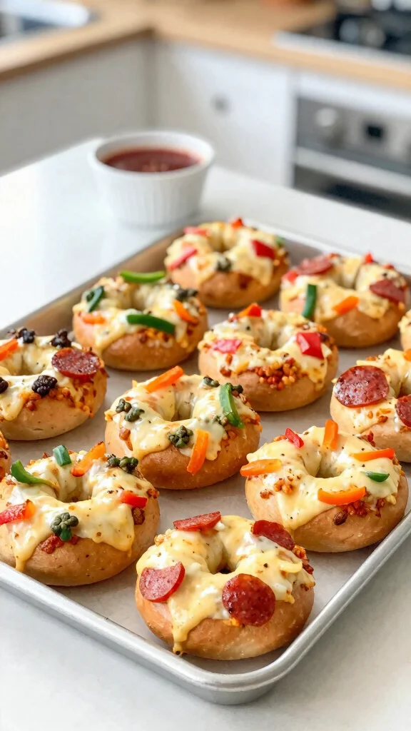 15 Healthy Lunch Ideas for School Kids Will Love - 11. Mini Pizza Bagels 1