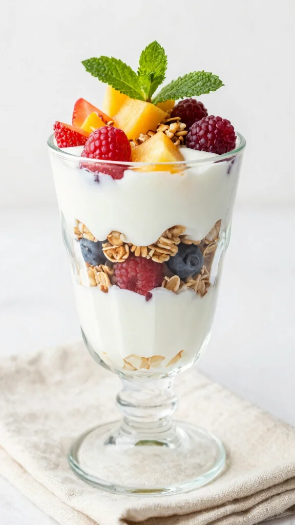 15 Healthy Lunch Ideas for School Kids Will Love - 13. Yogurt Parfait with Granola 1