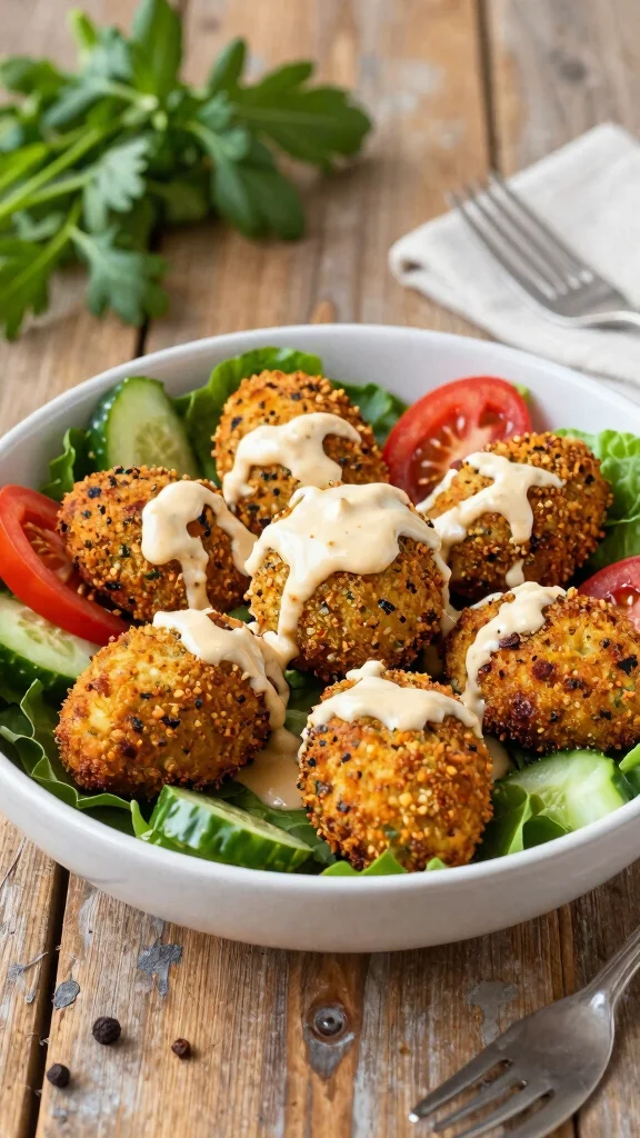 15 Healthy Lunch Meal Prep for the Week: Plant-Based Delights - 14. Baked Falafel Bowls 1