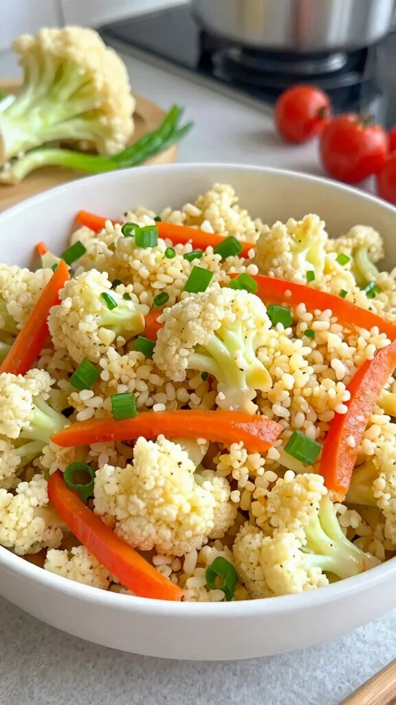 15 Healthy Lunch Meal Prep for the Week: Plant-Based Delights - 8. Cauliflower Rice Stir-Fry 1