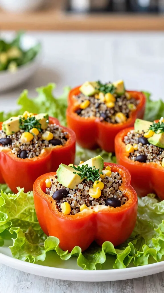 15 Healthy Lunch Snacks for Energy & Clean Eating - 5. Quinoa Salad Cups 1