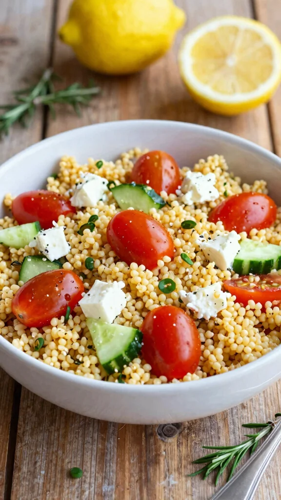 15 Healthy Recipes Dinner Ideas for Busy Nights - 15. One-Pot Mediterranean Couscous 1