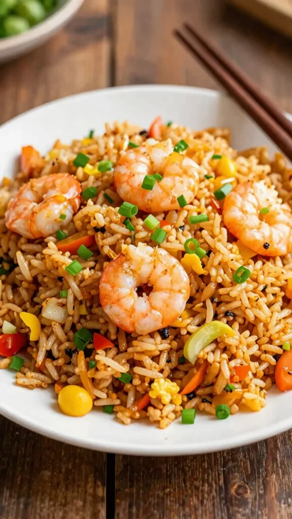 15 Healthy Recipes Dinner Ideas for Busy Nights - 7. One-Pot Shrimp Fried Rice 1
