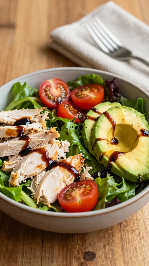 15 Healthy Work Lunch Ideas You Can Pack Fast - 4. Chicken and Avocado Salad 1